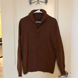 J. Crew Men's Turtleneck Sweater in Rich Brown